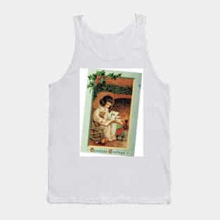 A Little Girl's Christmas Tank Top